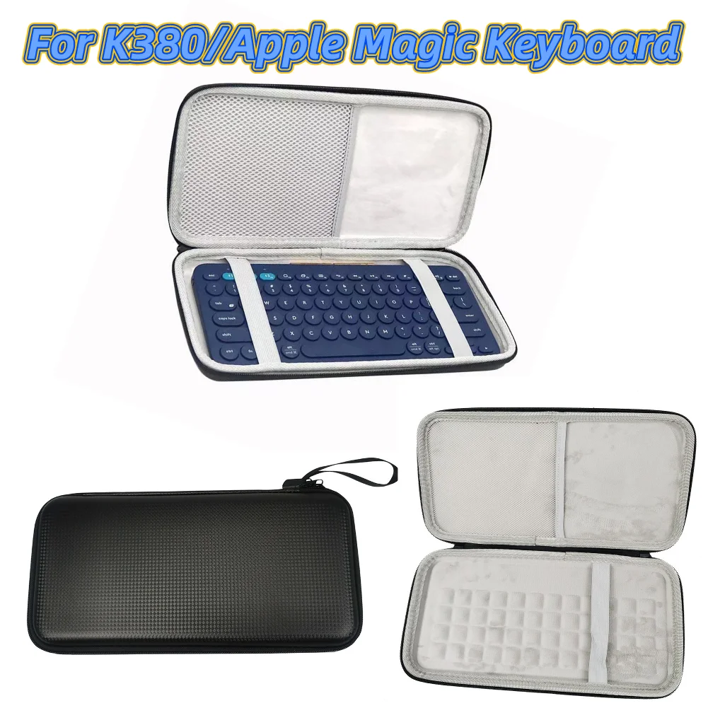 Borse Portaoggetti Per Logitech K380 E/Apple Magic Keyboard Custodia Rigida Impermeabile In Eva Custodia Per Tastiera Ultrasottile
