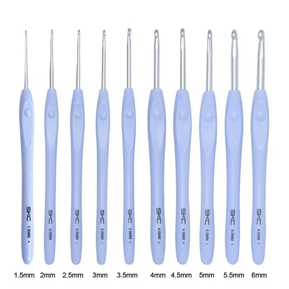 New Soft Handle Knitting Needles Aluminum Long Crocheting Hooks Multisize Crocheting Needles Sweater