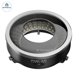 Ultra-Bright Polarized Ring Light with 96 LEDs for Soldering and Lab Use (IFixes iL37-96LEDs)