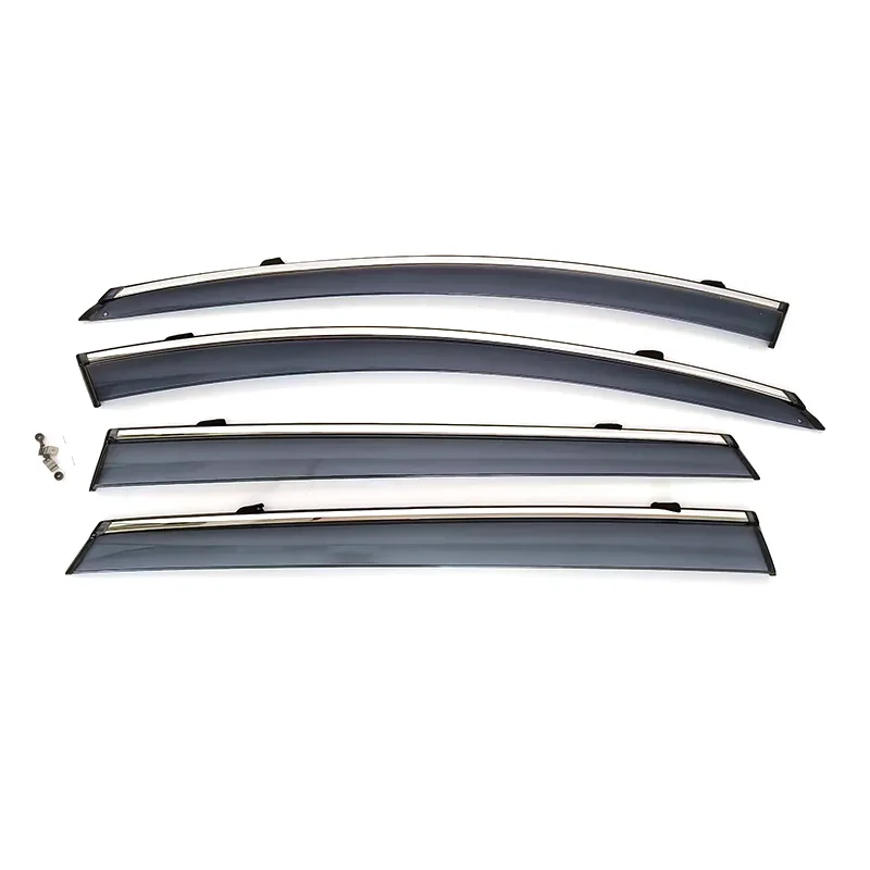 PC Material Door Window Deflector Rain Visor Weather Vent For Volvo V60 2011 -