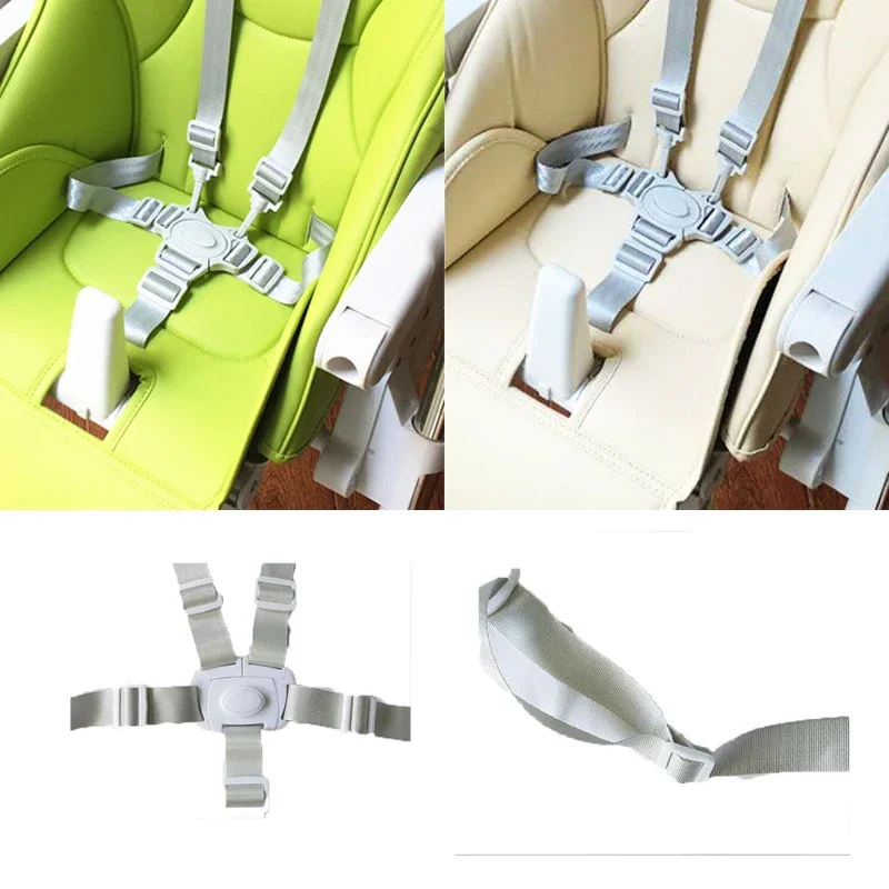 Portable Baby Dining Chair Fixed Belt Washable Baby High Seat Strap Outsidoor Infant Feeding Dinning Cover Seat with Safety Belt