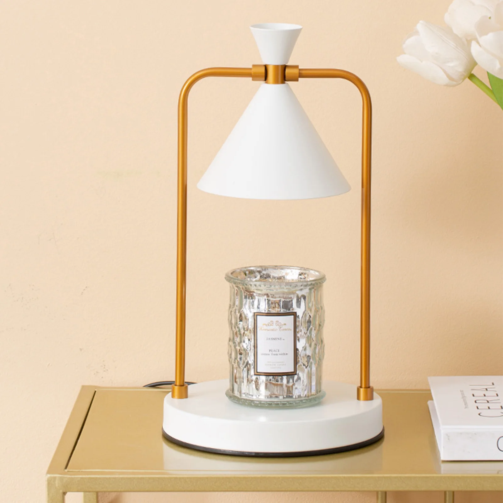 Electric Candle Warmer Lamp Dimmable Wax Melting Lamp with Timer