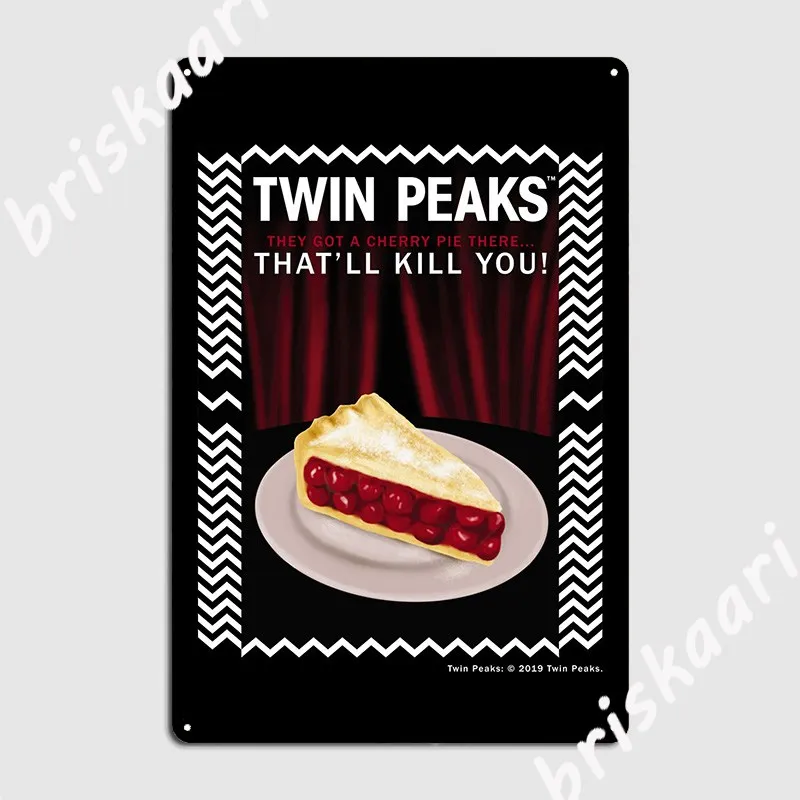 

Twin Peaks Metal Sign Club Bar Wall Decor Pub Designing Tin Sign Poster