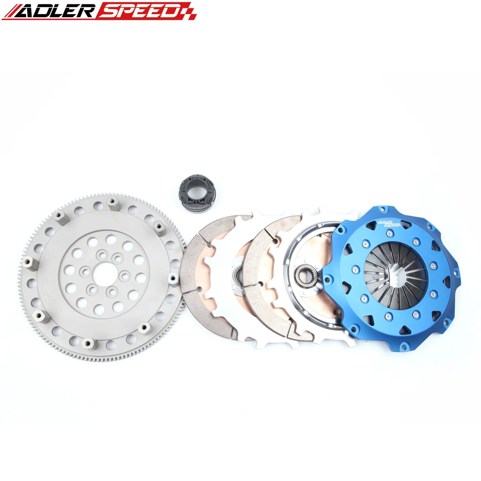 ADLERSPEED 스프링 클러치/레이싱 클러치 트윈 디스크 8.5인치(215mm) 클러치 (97-05 아우디 A4; A4 콰트로/98-05 폭스바겐 파사트 1.8L B5, B6 용)