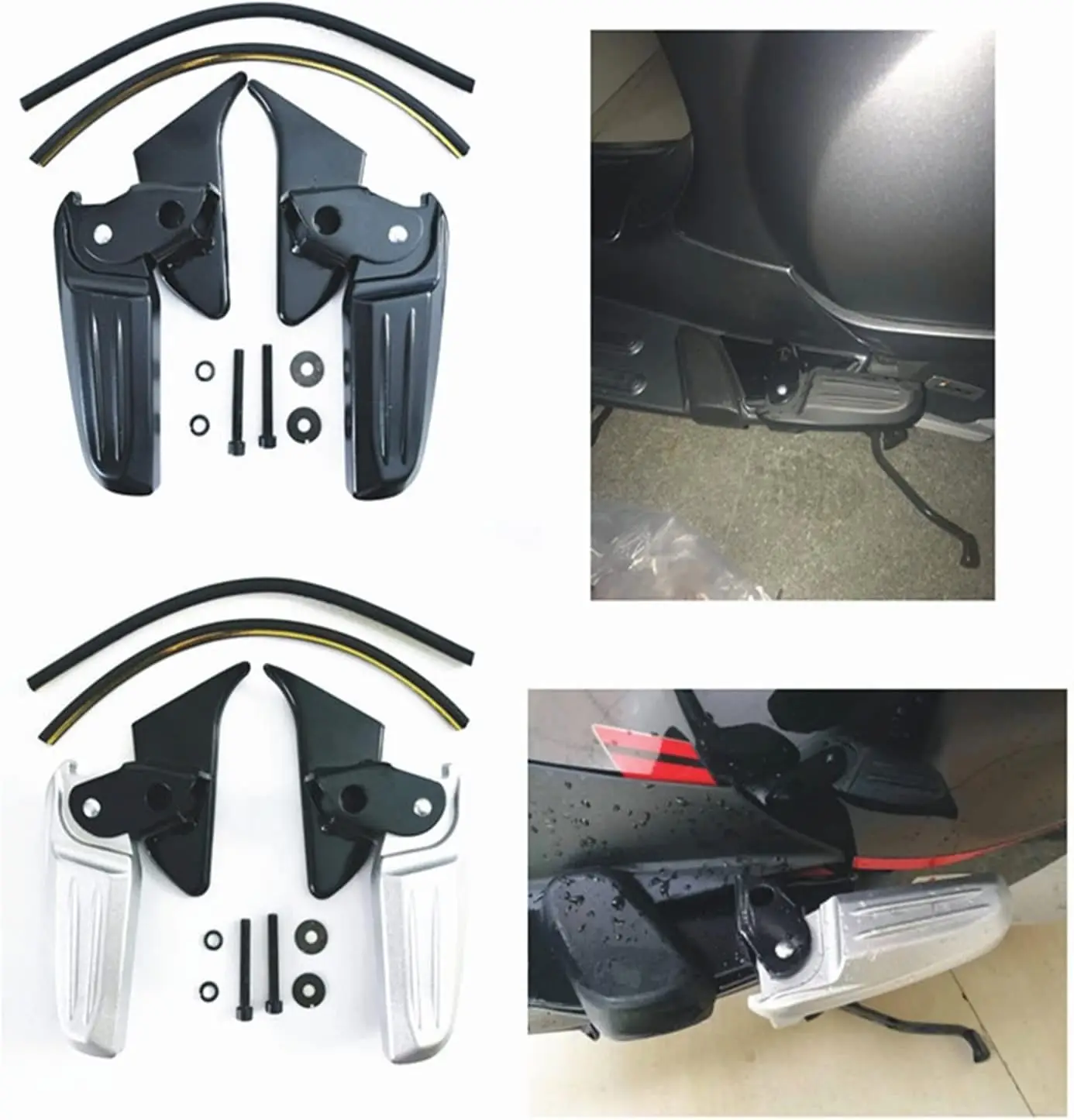 Pedane Pedali pieghevoli para motocicleta, accessorio modificato para Piaggio, Vespa Spring Primavera LX LXV 150 125 - immagine 6