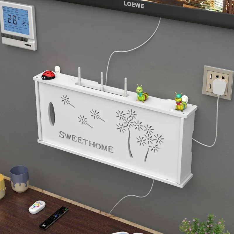 

Комнатная приставка для хранения, настенная приставка для телевизора, бесплатный Wi-Fi, стеллажи для украшения гостиной