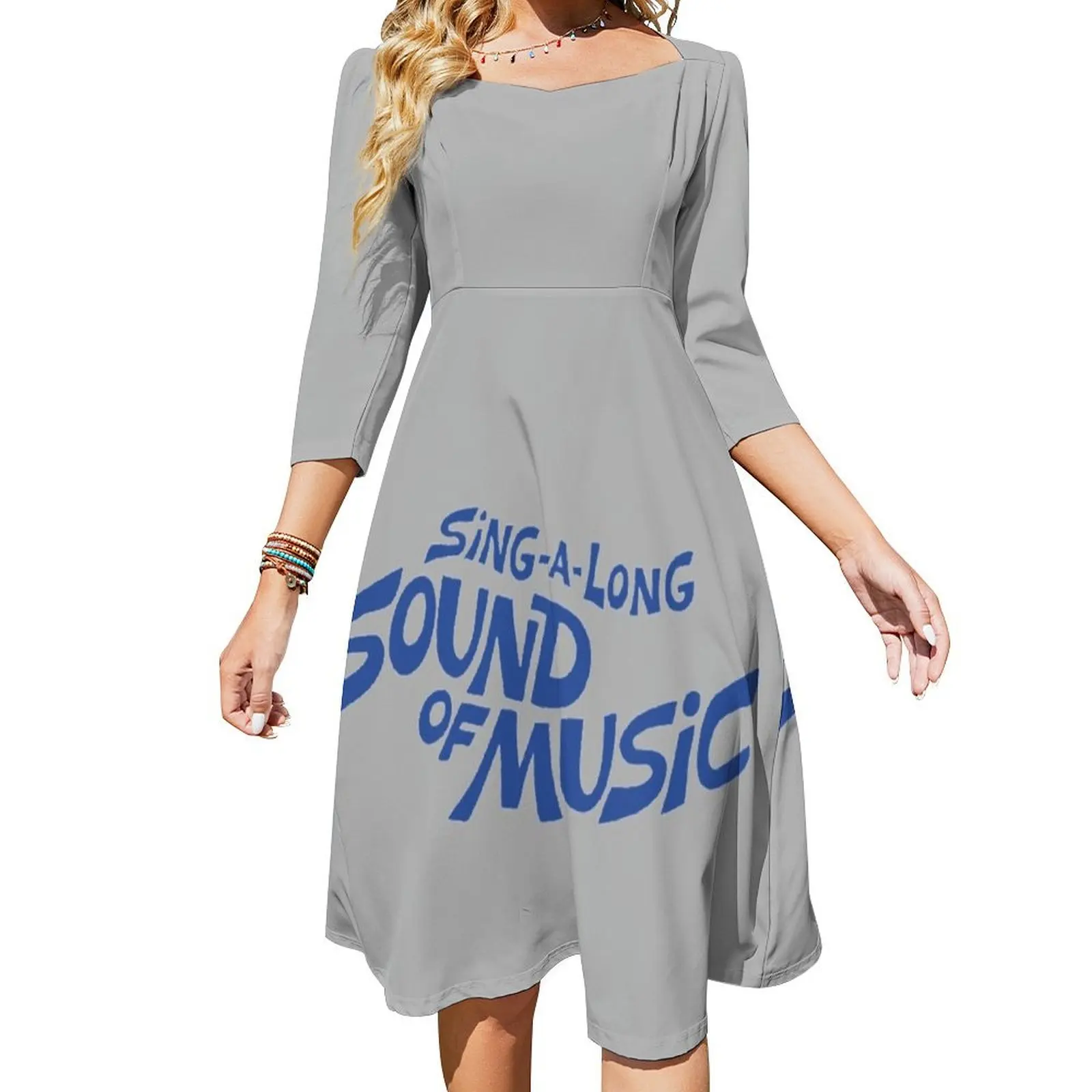 

Женское платье-колокол Sing A Long Sound Of Music, летнее платье, женские платья на день рождения, Женская Эстетическая одежда, 2024