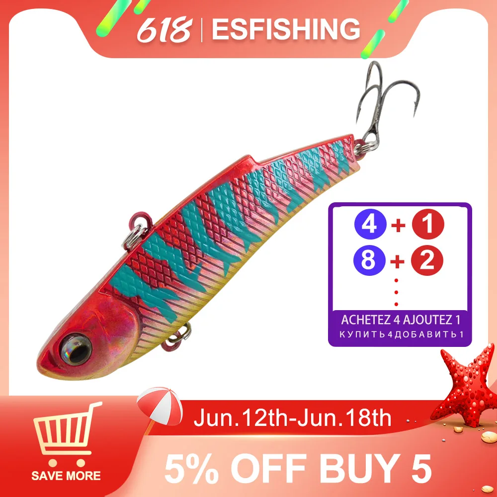 Esfishing Quality Hard Bait Defo Vib 70mm15g Free Shipping Artificial