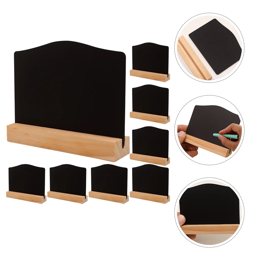 Erasable Desktop Chalk Board Mini Double-Sided Blackboards Message Board Rustic Chalk Sign Message Board Sign Chalkboards