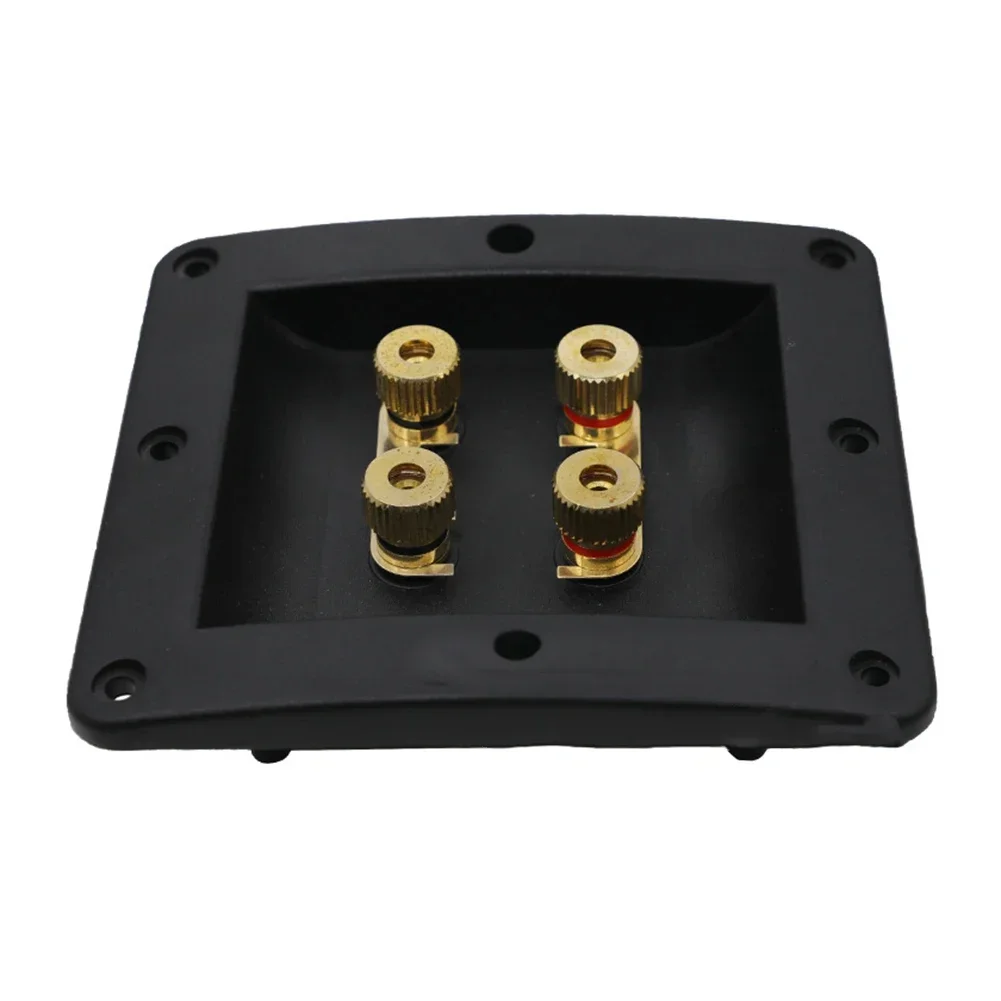 Speaker Wiring Connectors 2Pcs Speaker Pure Copper Connection Piece Four Junction Box Connection DIY Speaker Wiring Connectors 51*14/45*14/56*16mm