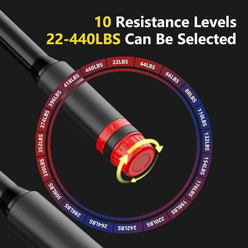 Intelligent Hydraulic Arm Strength Device 22-440LBS Adjustable Counting Men's Home Chest Muscle Training Fitness Equipment