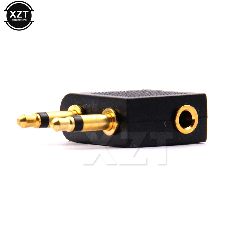 Adaptateur Audio Pour Avion - Double Prise 3,5 Mm, Compatible Casques Bose QC35, QC25, QC15, Etc.