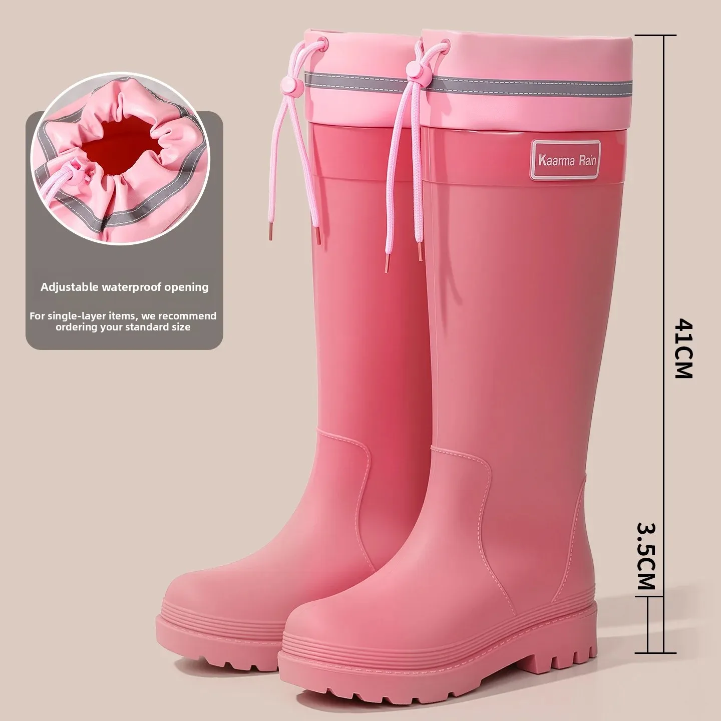 3199 pink (elastic waterproof mouth)