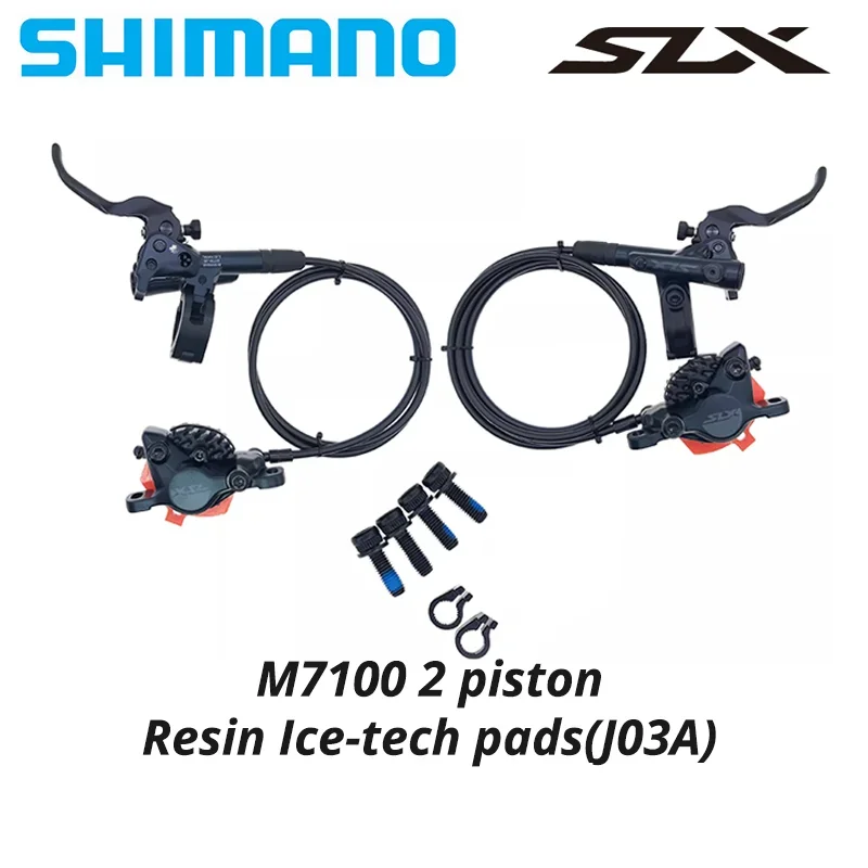 Shimano DEORE XT SLX M6100 M6120 M7100 M7120 M8100 M8120 2 vag 4 Csappantyú Vízépítéstan Korong Fék állítsa számára hegyi Bicaj MTB Meg nem látott