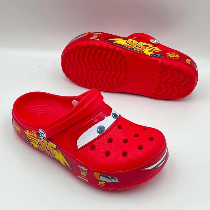 Lightning Mcqueen Man Pixar Summer Slippers Men Waterproof Outdoor