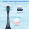 Sejoy Electric Toothbrush Adult Rechargeable Smart Toothbrush 2 Mins Timer 6 Modes 6 Brush Heads Sonic Toothbrush 5