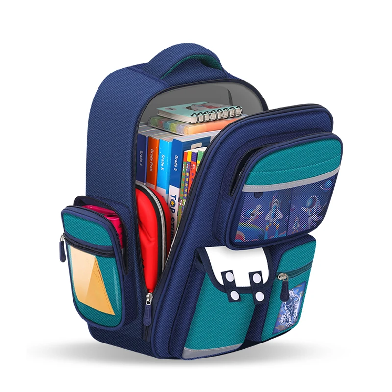 Ergonomic Elementary Children Schoolbag Boys Girls Lighten Spine  Protection Backpack For Kids Age 6~13 Pupil Mochila Escolar 5