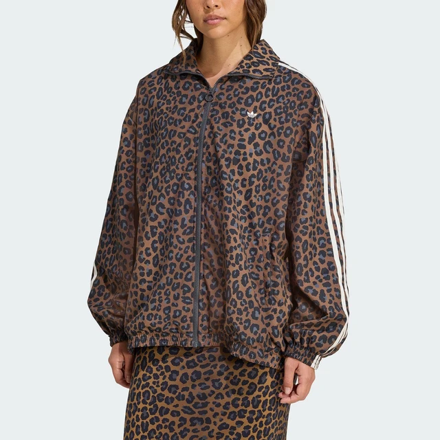Veste décontractée à imprimé léopard pour femme Adidas authentique JW7301 1