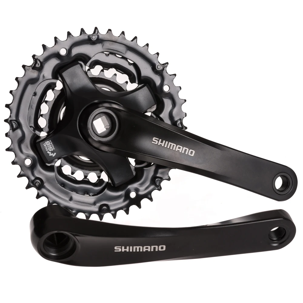 Shimano Tourney Kurbelgarnitur FC-TY501 Vierkant 42/34/24 Zähne für 3x6