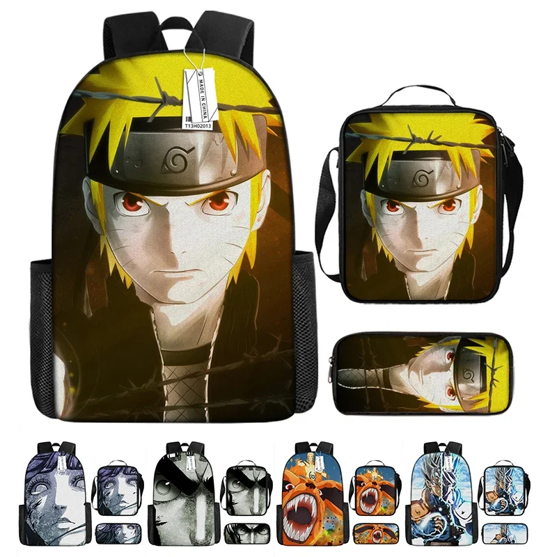 

Anime Naruto Printed Daily Bookbags Kids 16 Inch Backpack School Bag Cool Patternkids Back To School Children Gift Rucksack