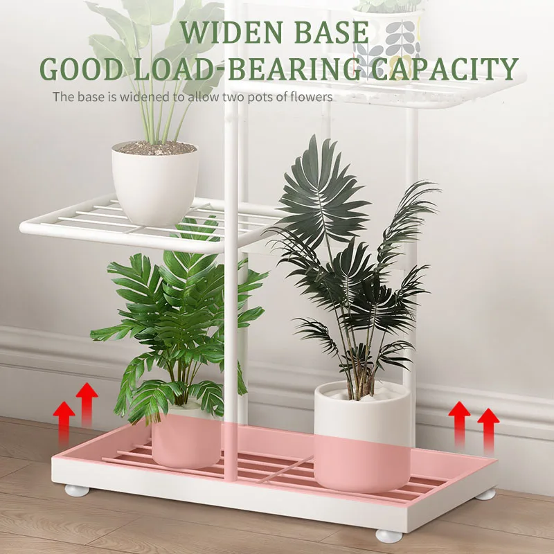 Multi-Tier Iron Flower Plant Stand 2