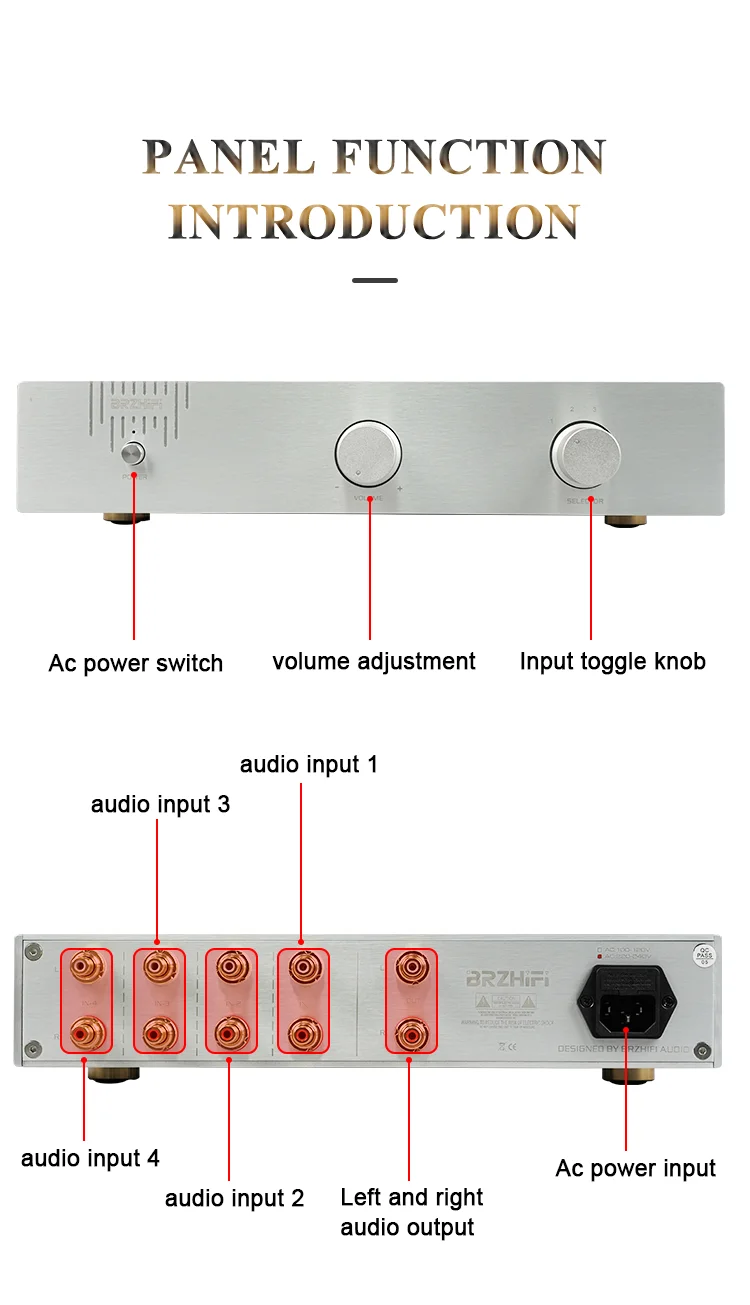 summing amplifier BRZHIFI Classic Reference MARK LEVINSON JC2 Field Effect Tube Fancier Preamplifier Stereo Amplificador Home Theater Audio Preamp microphone amplifier