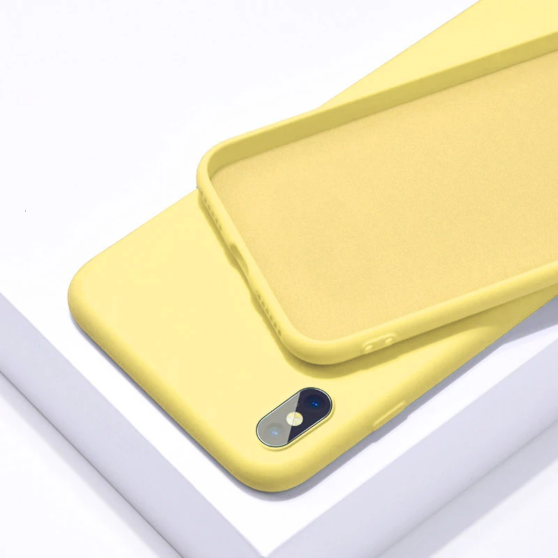 Vibrant Matte Liquid Silicone Soft Bumper Phone Case