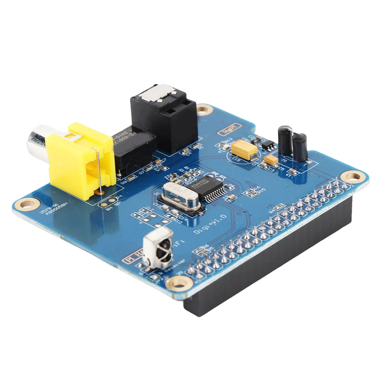 RasPi HiFi 사운드 카드 모듈용 확장 보드, RasPi 2 B+ A+ I2S SPDIF AV 사운드 카드 확장 보드 호환