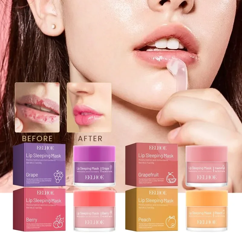 Natural Plant Lip Balm Moisturizing Lip Mask Lipsticks Base Anti-Cracking Oil Korean Cosmetics