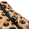 Winter Puppy Jacket Dog Clothes For Small Dogs Cats Fashion Leopard Print Waterproof Pet Coat French Bulldog Pug Party Outfits 4