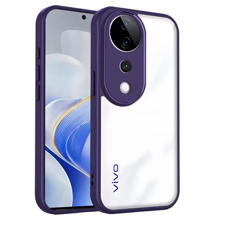 Shockproof Silicone Bumper Clear Matte Back Case