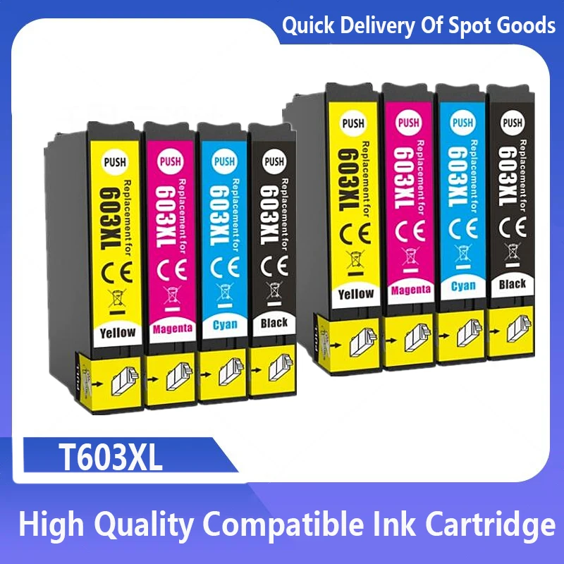 Cartuccia D'Inchiostro Compatibile 603Xl T603 Per Stampante Epson T603Xl Expression Home Xp-2100 Xp-2105 Xp-3100 Xp-3105 Xp-4100 Xp-4105