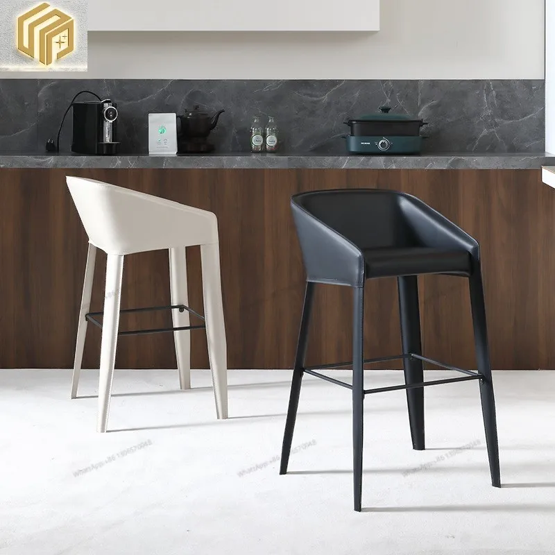 

Кожаное седло для ресторана, стул, гостиничный клуб, кофейня, высокий стул, Бар В индустриальном стиле