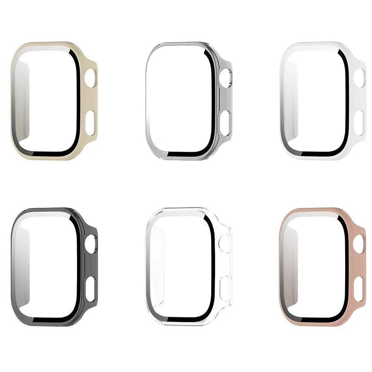 Hülle + Glas für Xiaomi Redmi Watch 6 Displayschutzfolie aus gehärtetem Glas, Schutzstoßfänger für Redmi Watch 6, vollständige Schutzhülle – Detail 2
