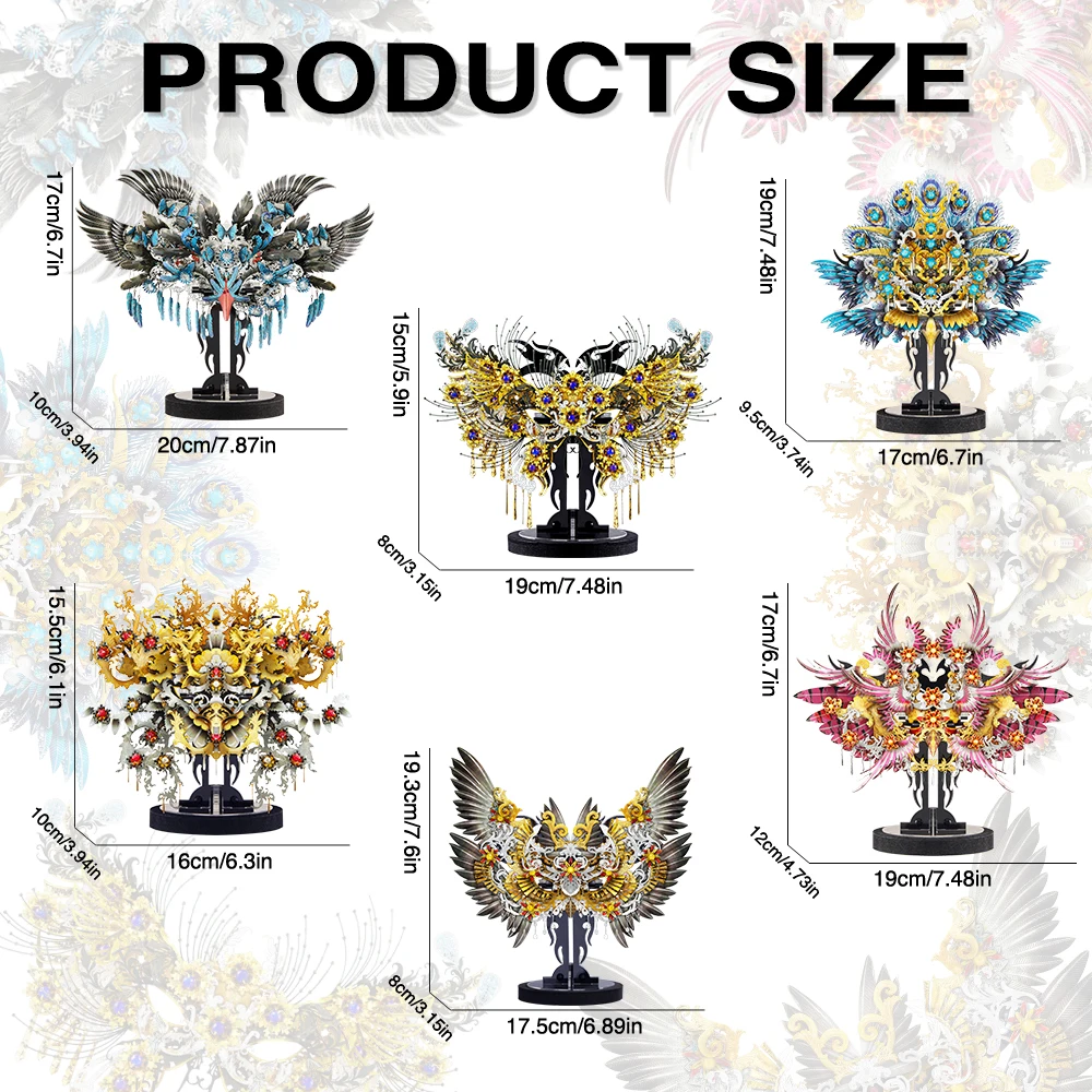 Piececool 3D Metal Puzzle Magic Decoration Jigsaw Assembly Model Kits DIY Toys Gifts for Adult 3