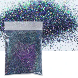 Holographic Fine Glitter Powder for DIY Crafting and Resin Art - 10g Gold & Silver Laser Sparkle (12)
