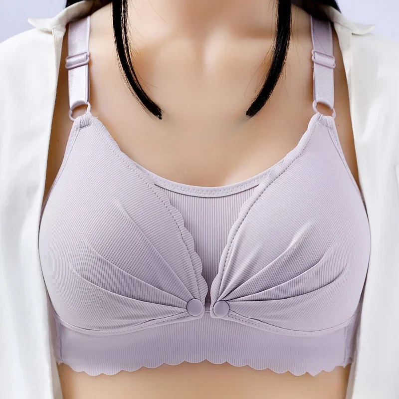 حمالة صدر للأمهات والمرضعات مضادة للترهل ، بدون حل...