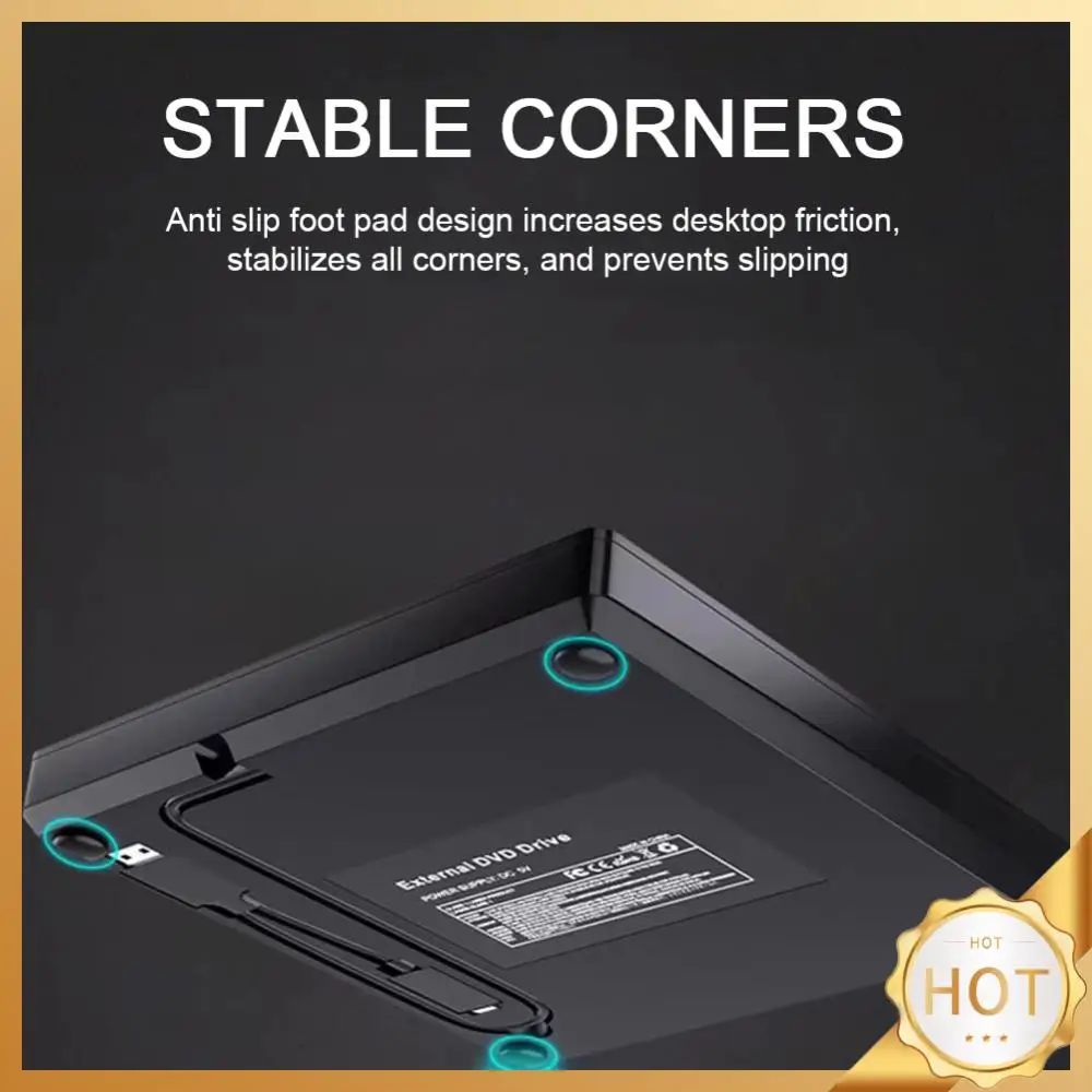 노트북 노트북 버너용 CD 드라이브 박스, USB 3.0, C 타입, CD, DVD 버너 어댑터, DVD, CD, 광학 드라이브 인클로저, 9.5mm, 12.7mm