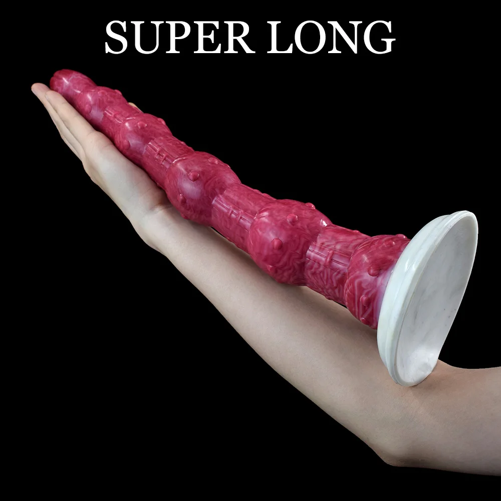 NNSX NEW 36.8cm Super Long Dildo Sex Toys for Women with Suction Cup Silicone Soft Flexible Stimulating Sex Shop Very Discreet pic