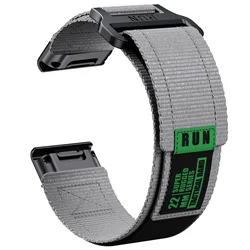 Premium QuickFit Strap - 22mm, 26mm - Replacement Bracelet for Quick 22mm (Grey)