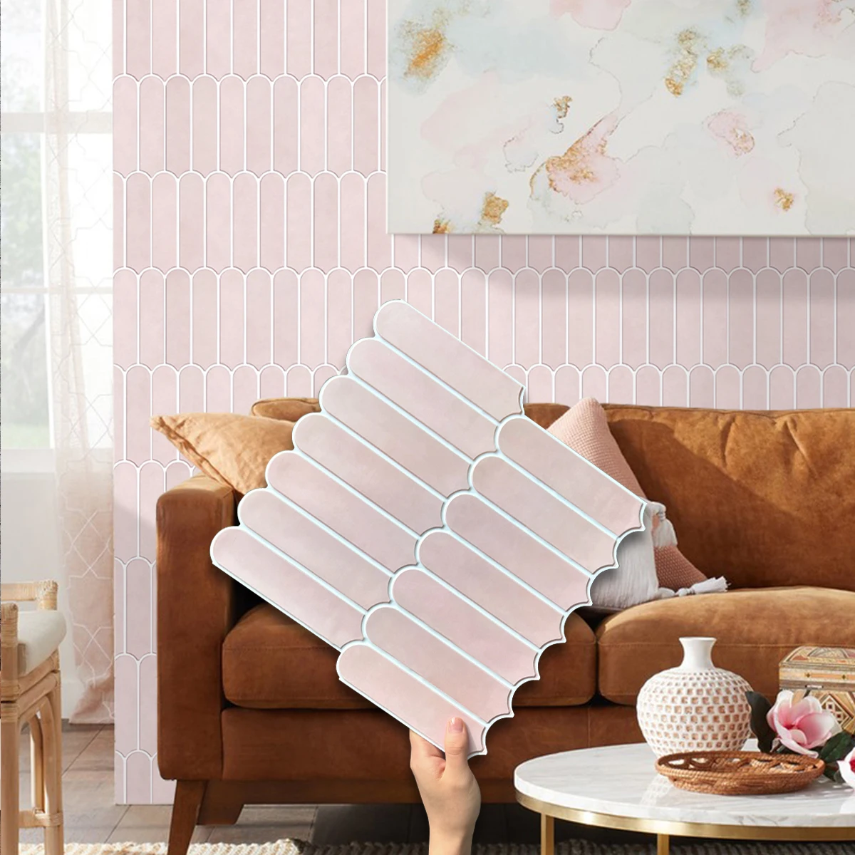 1/10 PCS Peel-and-stick Wall Stickers, Modern Decorative Wall Panels for Living Rooms, 3D Wall Stickers, DIY Home Decoration.