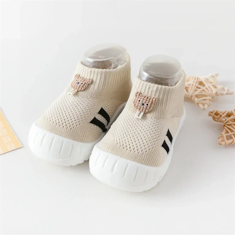 Shock-absorbing Elasticity New Toddler Shoes Fashionable Spring and Autumn Fashionable  Baby Socks Shoes Suitable for Babies 2