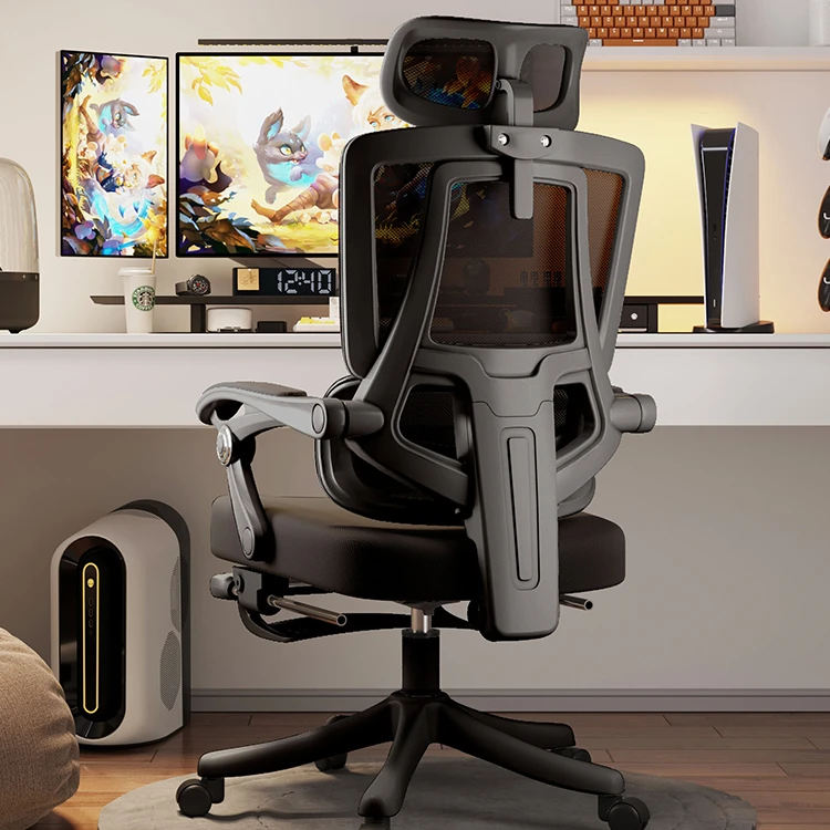 높이 조절 가능한 컴퓨터 게이머 의자, 보스 비즈니스 사무실 의자 베개 쿠션, 등 지지대, 인체 공학적 라텍스 시트 쿠션 