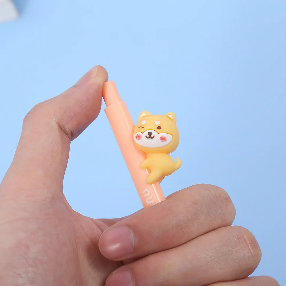 3 pcs/pack 0.5mm Cute Shiba Mechanical Pencil Kawaii Pencil School Stationery Supplies Gift Cartoon Students Prize 3