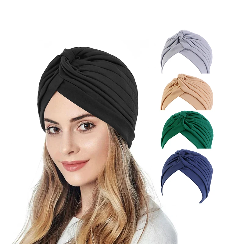Chapeau Turban Extensible Pour Femme - Viscose Stretch, Multicolore, Taille Unique - Neuf Avec étiquettes