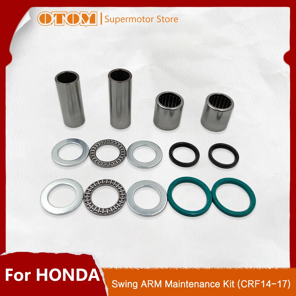 

OTOM Motorcycle Flat Fork Maintenance Parts Bushing Needle Roller Bearing Oil Seal SWINGARM For HONDA CRF250R CRF450R Accessory
