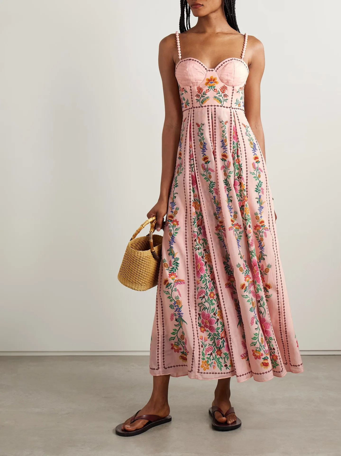 Summer High Waist Pleat Floral Printed Evening Dress Lady Low Cut Backless  Banquet Dress Garden Party Tube Top Long Dress Women - AliExpress 200000345