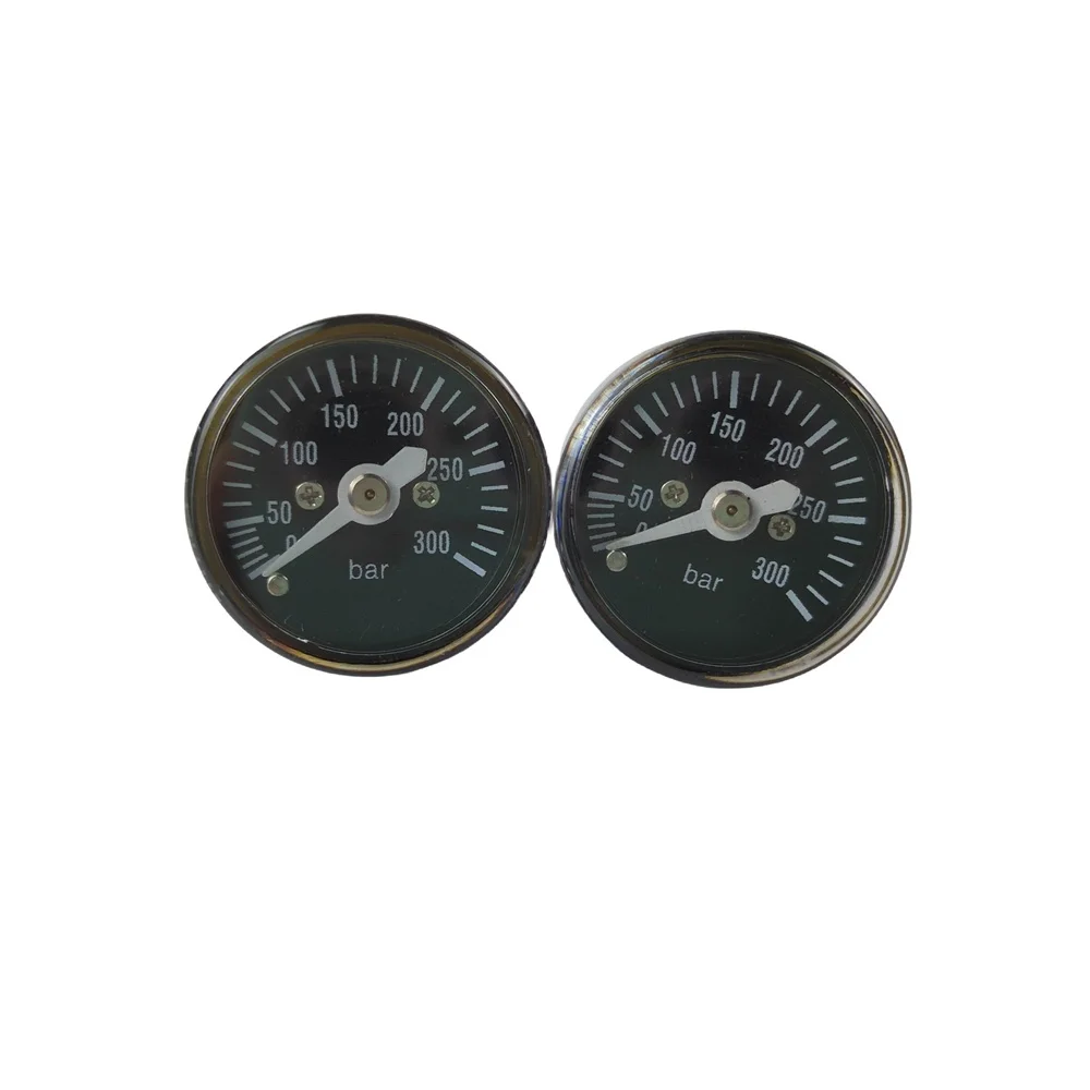 Manômetro o Manômetro de Precisão Acessórios fx Manômetro Edgun Rosca 8bsp 300bar Diâmetro 25 mm de Alta Pressã