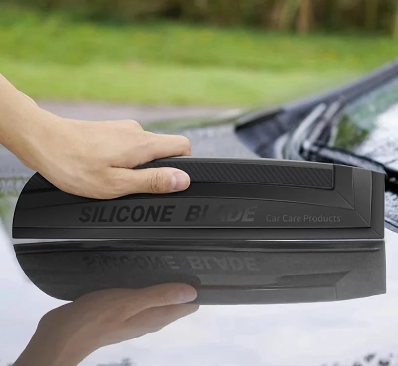Auto Flexible Weiche Silikon Rakel Auto Windschutzscheibe Fenster Glas Weiche Silikon Wasser Trocknen Klinge Wischer Multi Szenario Verwenden – Detail 4