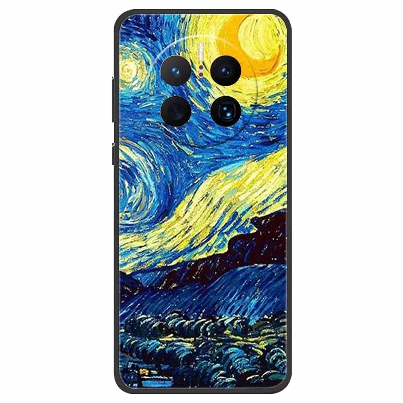 Premium Soft TPU Painted Case for Huawei Mate 50 Pro - Stylish Silicone Cover, 6.74